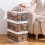 Living And Home Folding Clothes Organiser Wardrobe Drawer Storage Box 3
