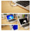 (green) Mini Snake Fan Silent Soft Leaf Fan Computer Usb Fan Bendable Freely Mini Soft Leaf 2