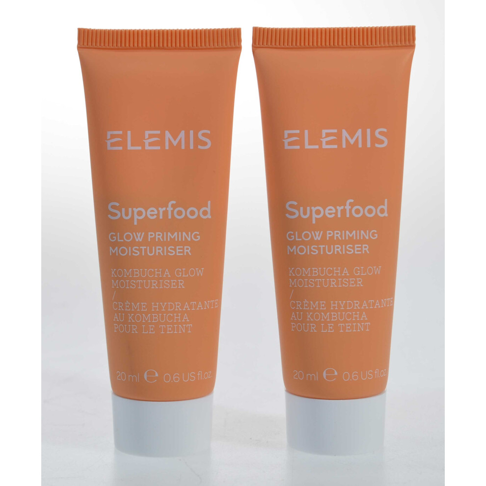 Elemis Superfood Glow Priming Moisturiser 20ml (248) TWIN PACK