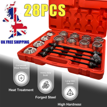 28Pcs Press and Pull Sleeve Kit Bush Bearing Seal Driver Removal Tool