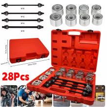 28x Press and Pull Sleeve Kit Seal Bush Bearing Remover Installer Tool