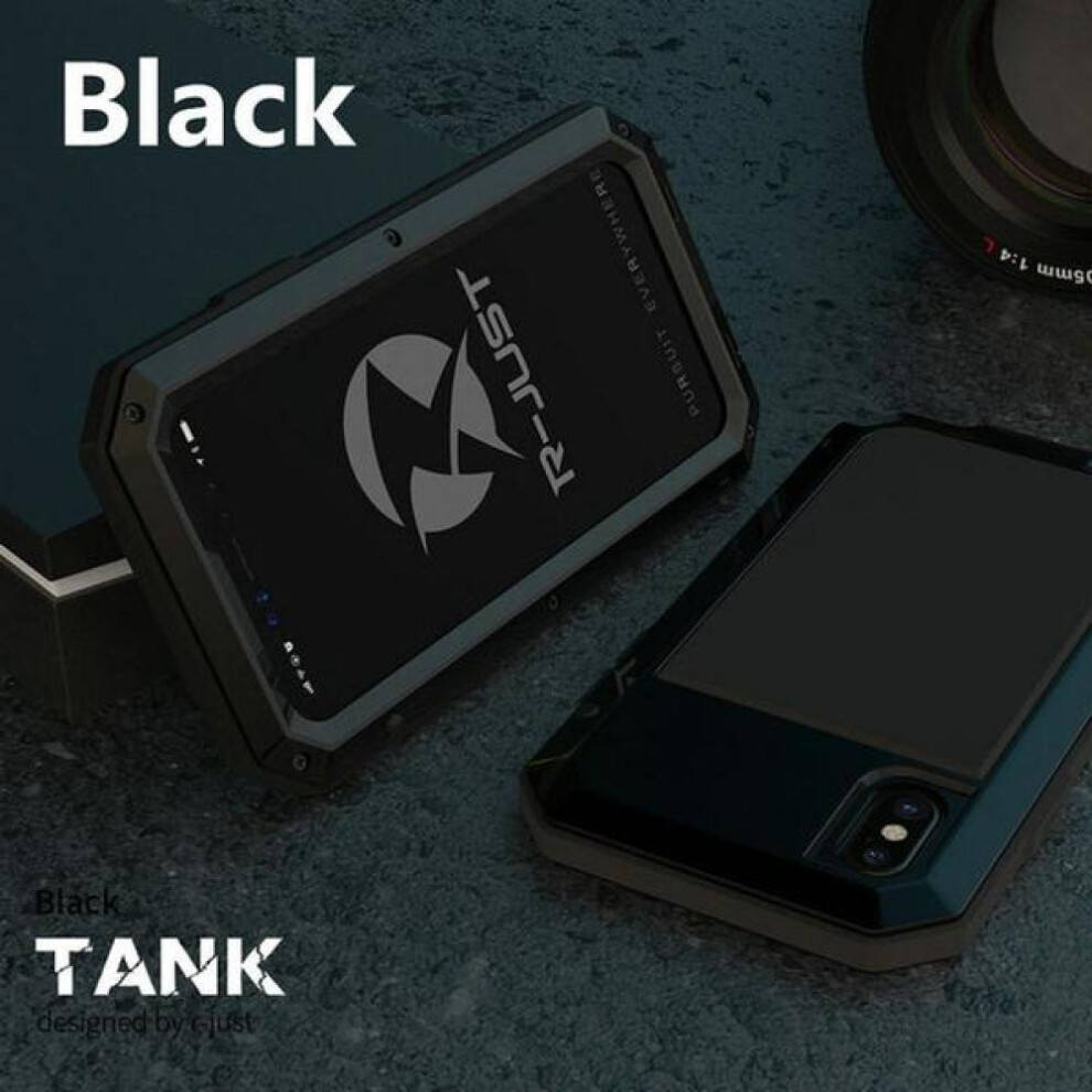 (black, iPhone 16 Promax) Luxury Heavy Duty Shockproof Case Cover For Iphone 16 15 14 13 12 11 Pro Max Mini X Xr Xs Max Phone Case For Samsung Armor Metal Case