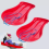 2x Heavy Duty Plastic Snow Sledge with Pull Rope 1
