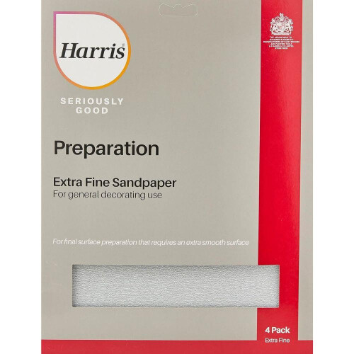 Sandpaper - Extra Fine (Pack of 4)
