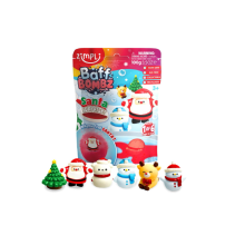 Zimpli Kids Large Santa Surprise Bath Bomb, Christmas Toys