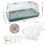 72-Cell Nursery Pots Kit with Lid & Trays, Green 5