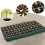 72-Cell Nursery Pots Kit with Lid & Trays, Green 10