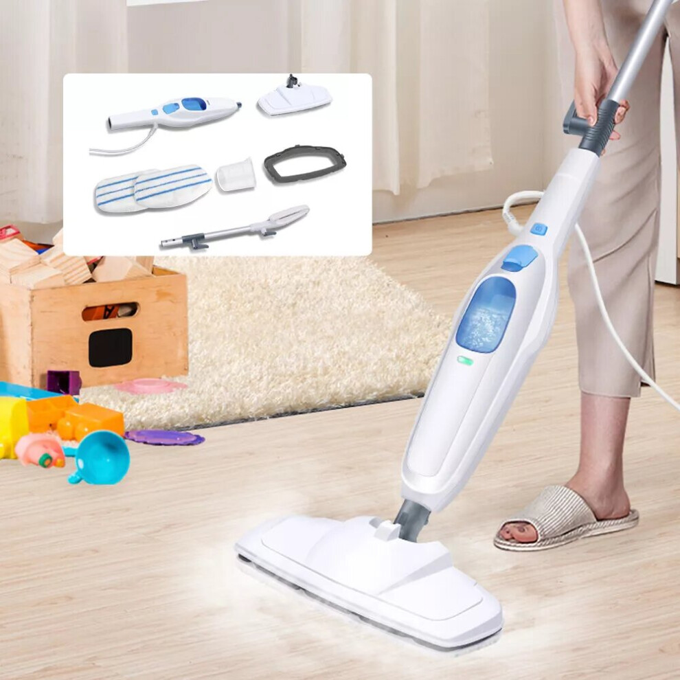 Steam Mop Carpet Cleaner Kills up to 99% of Bacteria 1500W Powerful Handheld Floor Steamer
