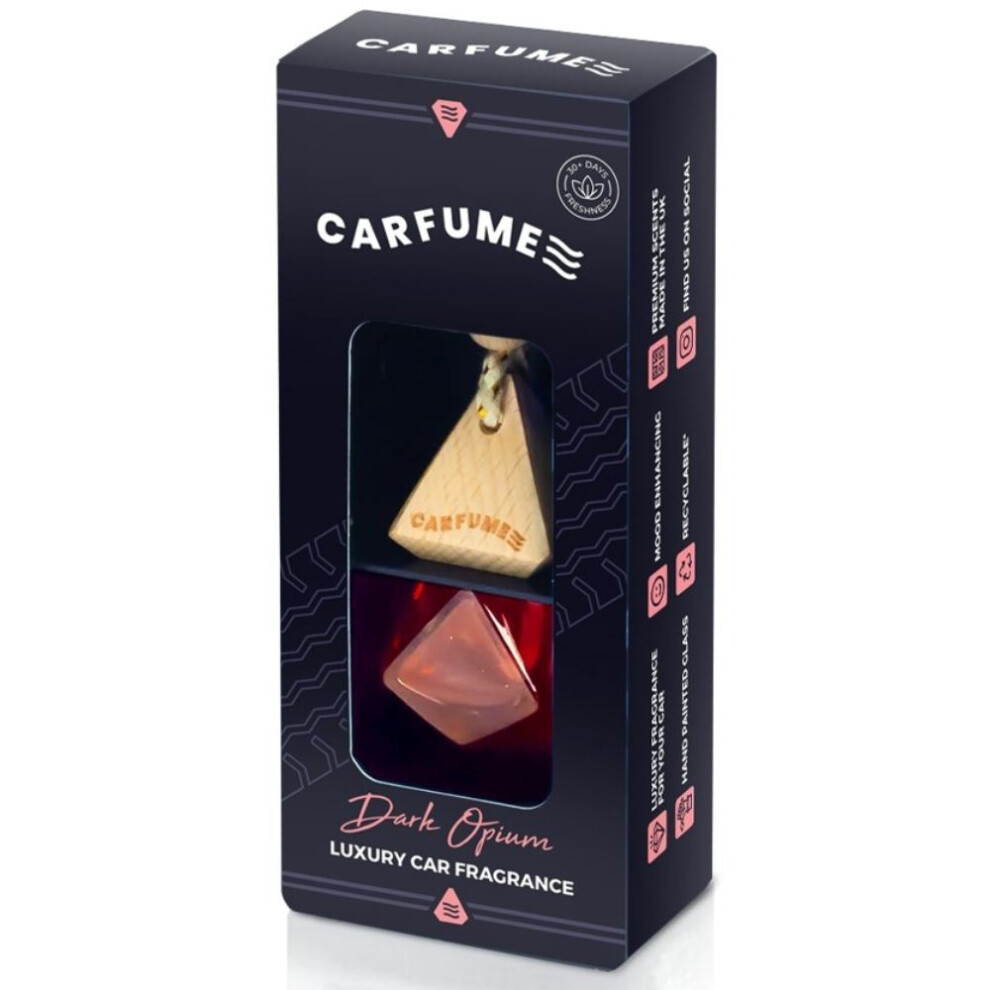 Carfume Dark Car Air Freshener - Opium