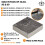 (Black Marble, Pack of 40) Self Adhesive Vinyl Floor Tiles - Peel and Stick Floor Tiles, Durable Stick on Vinyl Flooring 6