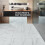 (White Marble, Pack of 60) Self Adhesive Vinyl Floor Tiles - Peel and Stick Floor Tiles, Durable Stick on Vinyl Flooring 10
