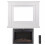 (Fire Surround Black) Modern Electric Fireplace with Remote Control & LED Log Fire Effect 19
