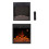 (Fireplace Core Only) Modern Electric Fireplace with Remote Control & LED Log Fire Effect 1