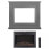 (Fireplace Core Only) Modern Electric Fireplace with Remote Control & LED Log Fire Effect 10
