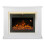 (Fireplace Core Only) Modern Electric Fireplace with Remote Control & LED Log Fire Effect 20