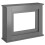 (Fireplace Core Only) Modern Electric Fireplace with Remote Control & LED Log Fire Effect 12