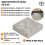 (Light Grey, Pack of 60) Self Adhesive Vinyl Floor Tiles - Peel and Stick Floor Tiles, Durable Stick on Vinyl Flooring 6