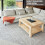 (Light Grey, Pack of 60) Self Adhesive Vinyl Floor Tiles - Peel and Stick Floor Tiles, Durable Stick on Vinyl Flooring 10