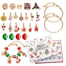 24pcs Christmas Advent Calendar Christmas Countdown Calendar, Xmas Count down Gifts for kids,Blind Box DIY Bracelets Christmas Gift Idea for Girls