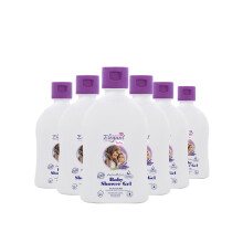 Elegant Lavender Baby Shower Gel Gentle, Hypoallergenic Formula for Sensitive Skin, Calming Lavender Scent 200ml