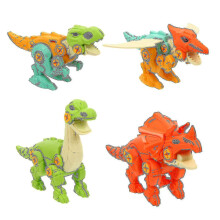 4 Pcs Puzzle Dinosaur Toys Diy Party Supplies Assembly Toys Take Apart Toy Dinosaur Model