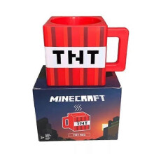 (B) Minecraft 3D Mug 230 ml Capacity TNT coolie fear Block Grassland Pink Pig and Horse Minecraft Alex Mug Novelty Mug Coffee Mug