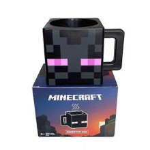 (A) Minecraft 3D Mug 230 ml Capacity TNT coolie fear Block Grassland Pink Pig and Horse Minecraft Alex Mug Novelty Mug Coffee Mug