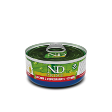 Farmina | N&D Prime | 70 g-os konzerv - Kiscicáknak | Csirke és gránátalma 70 g
