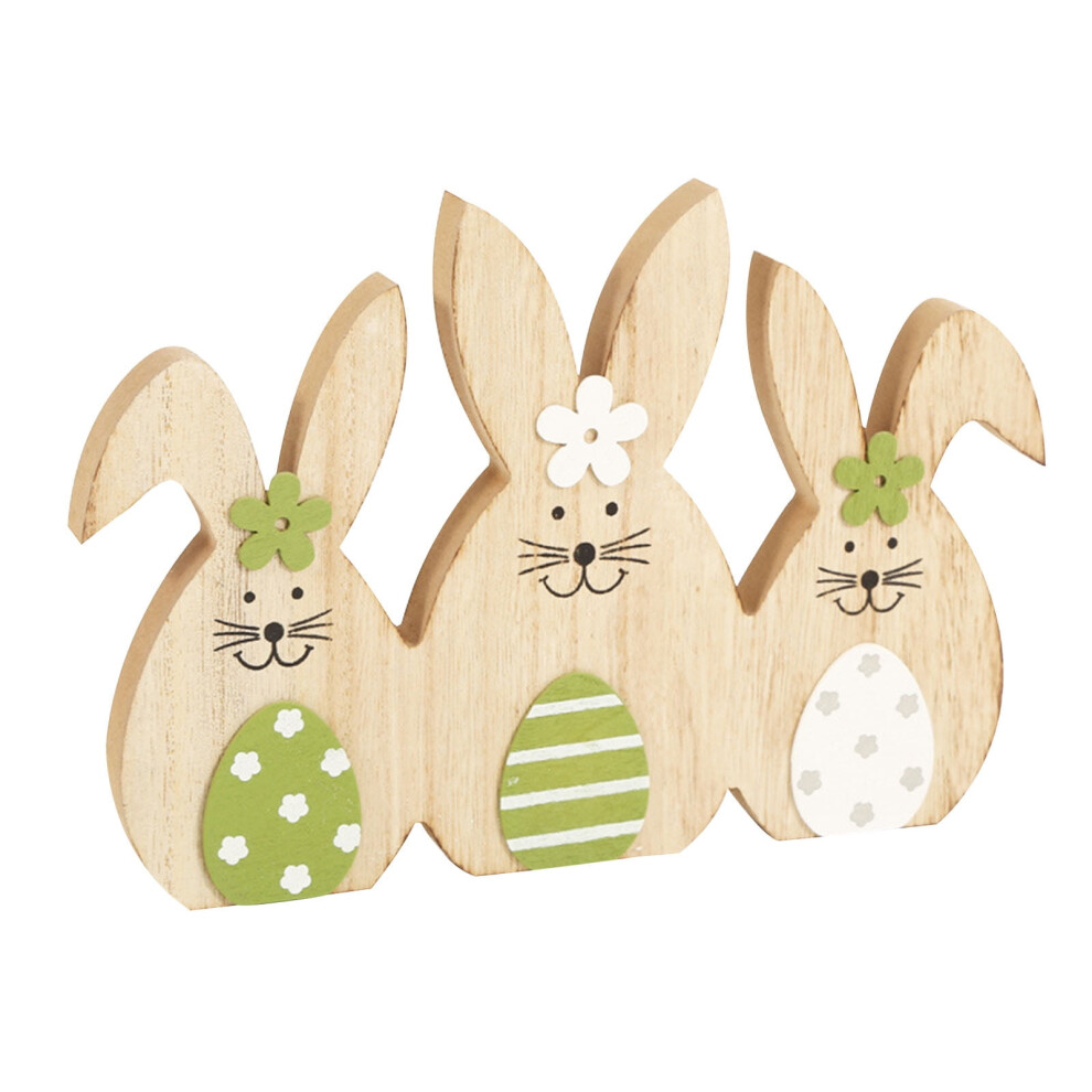 OAVQHLG3B Décorations de Pâques Clearance Happy Easter Tree Tree Decoration Wooden Design Crafts Decoration Event Party Supplie Easter Decor