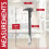 SPARES2GO Nail Puller Hammer Crowbar Double Ended 3-in-1 Prying Lifting Crow Bar Tool (10" / 250mm) 2