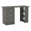 URBN Living (Grey) 115cm Large Computer Desk Office Makeup Vanity Dressing Table 7