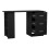 URBN Living (Black) 115cm Large Computer Desk Office Makeup Vanity Dressing Table 3