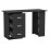 URBN Living (Black) 115cm Large Computer Desk Office Makeup Vanity Dressing Table 6