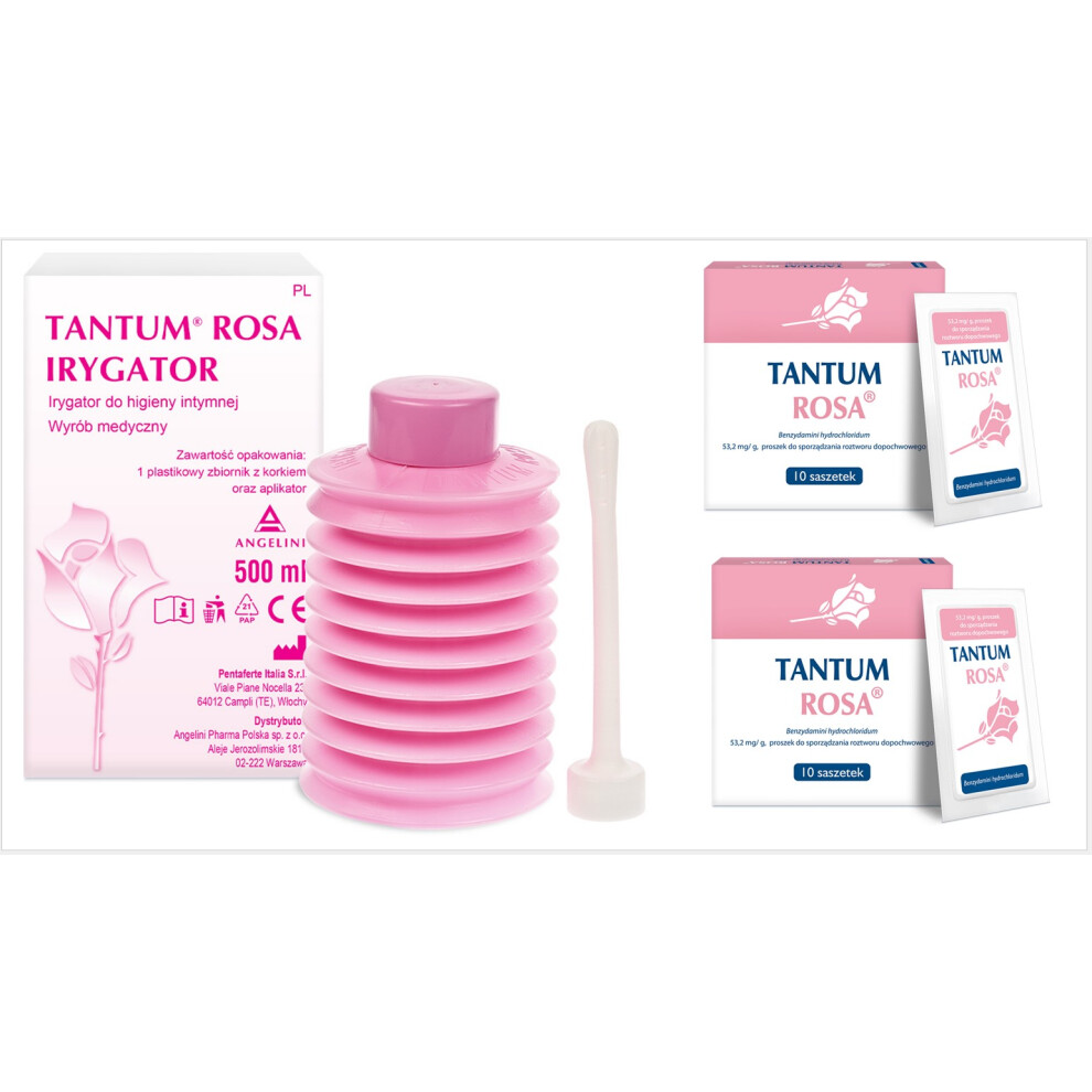 Tantum Rosa 500ml + 20 Sachets Vagina Vulva Inflammation