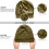 Silk Satin Bonnet for Men Sleep Cap Bonnet for Sleeping Bonnet fo 4