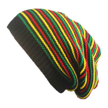Winter Harajuku Beanies Knitted Hat Unisex Warm Thick Hip Hop Stripes Skullcap