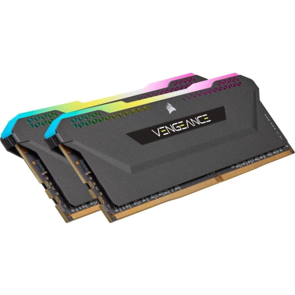 Corsair Vengeance RGB PRO SL 16GB (2x8GB) DDR4 3200MHz C16, Illuminated Desktop Memory Kit (10 Individually Addressable RGB LEDs