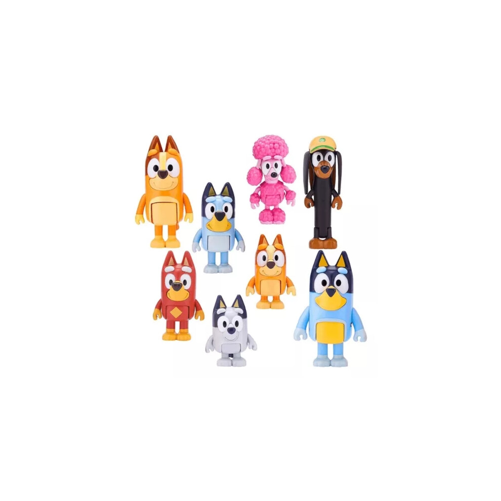 (8PCS) Bluey Family & Friends Action Figure Set 8/12 Pieces Official Collectable Toys