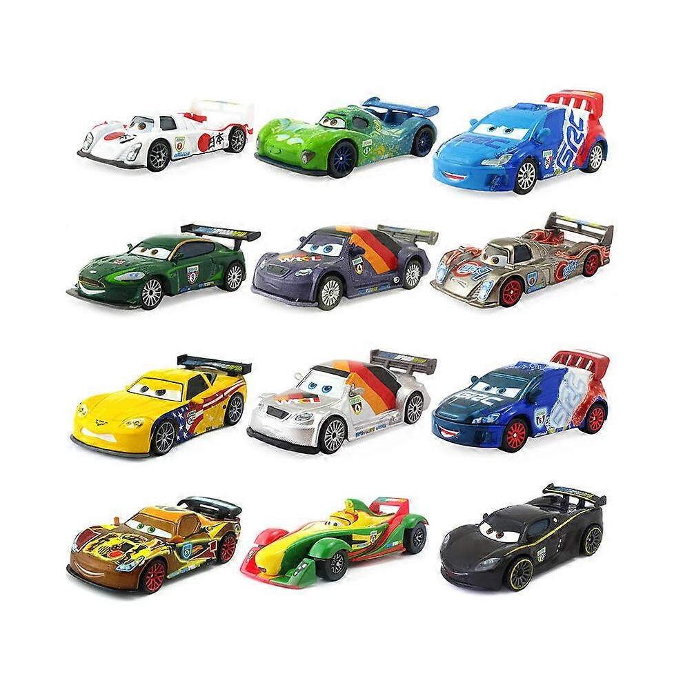 (French racer) Cars2 National Racer Car Model USA France German Japan Brazil Russia Country Car Rare Collection Metal Diecast Boy Toy 1/55-image-OPC-PFV6XKC-NEW