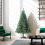 Evre (5ft) EVRE Green Artificial Spruce Christmas Tree 1