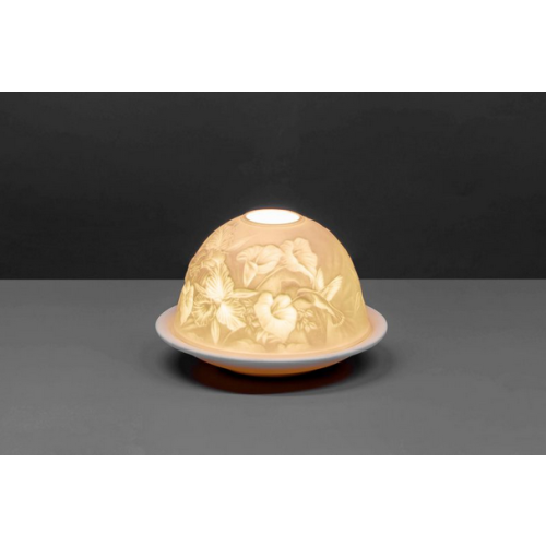 Shiseido Small Lithophane Dome Tealight Candle Holder - Iris & Hummingbird 2