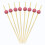200pcs Pink Pearl Bamboo Cocktail Toothpicks 1