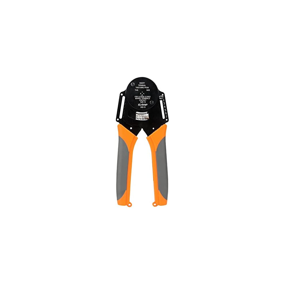 Icrimp Closed Barrel Crimper For Deutsch Solid Contacts Size 12 Awg12, 4 Way Indent 8 Impression Crimping 885334830802