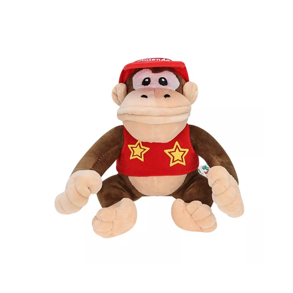 (Diddy Kong) New Super Mario Diddy Kong Donkey Kong Plush Doll Soft Toy Teddy Stuffed Animal