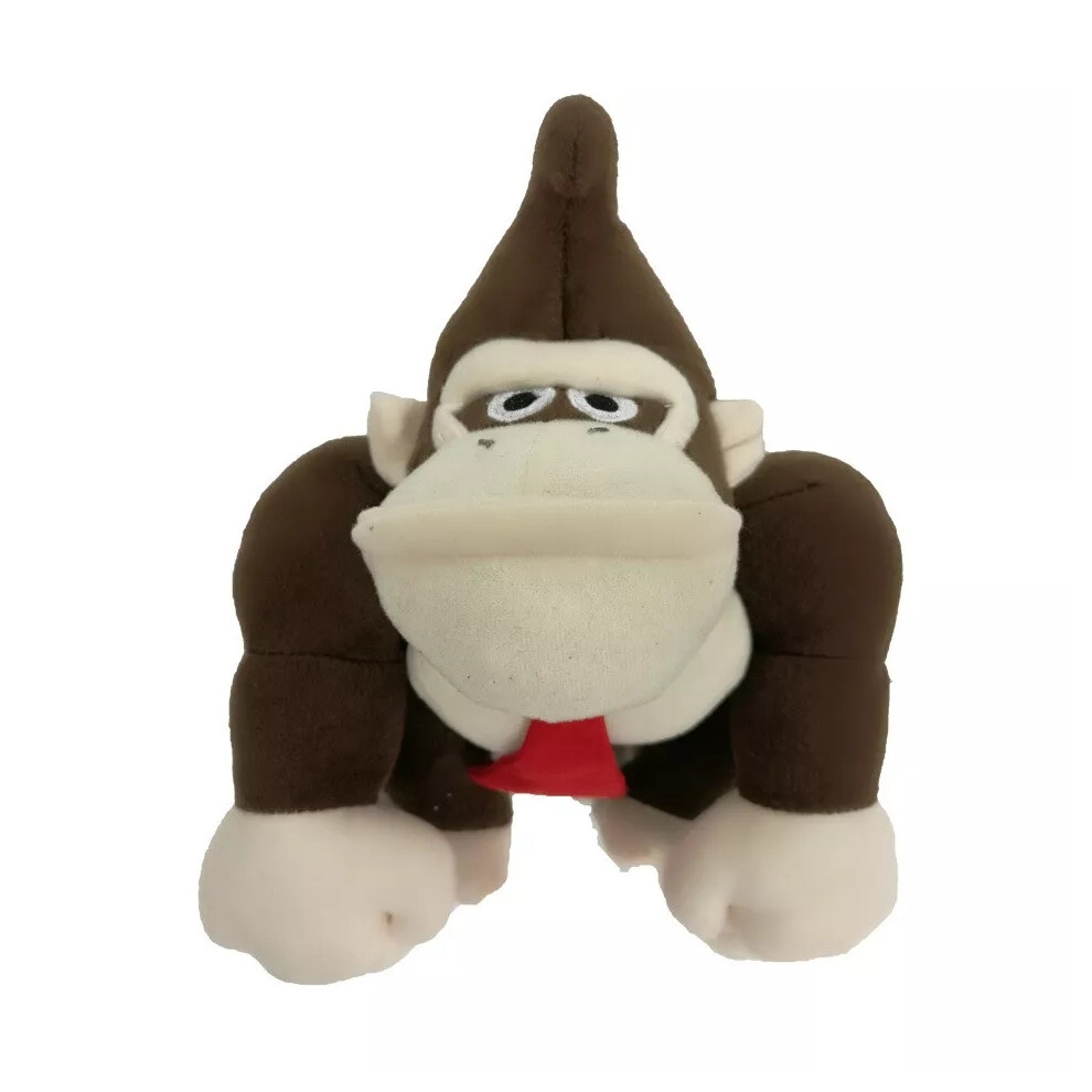 (Donkey Kong) New Super Mario Diddy Kong Donkey Kong Plush Doll Soft Toy Teddy Stuffed Animal