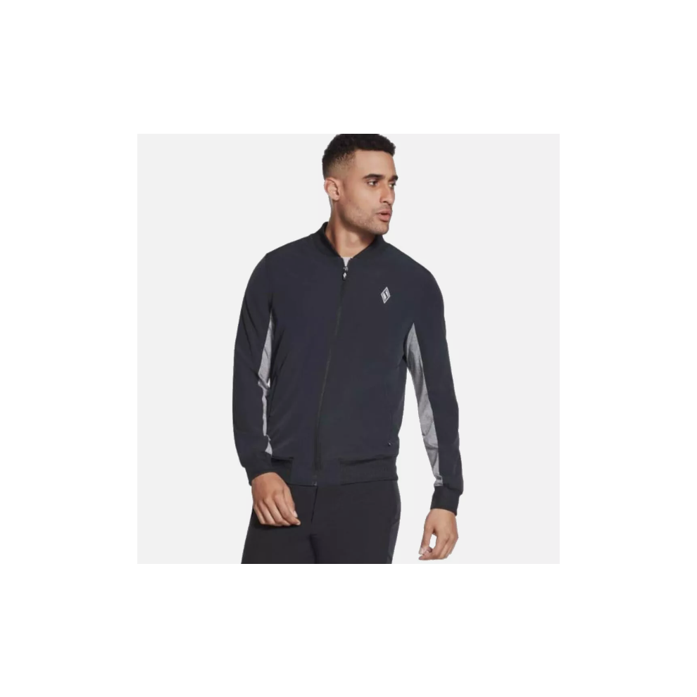 Skechers Skechweave Premium Bomber Jacket - Black - 2XL