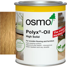 Osmo Polyx®-Oil - Hard Wax Oil 3032, Clear Satin, 750ml - Durable Wood Oil for Furniture, Water-Resistant Floor Wax, Wood Treatment & Wood Finish