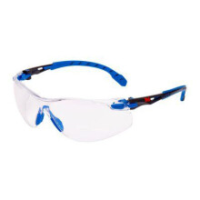 Óculos de segurança - 3M - Solus - Montura azul-preta - Lentes antembaçantes - Norma EN166