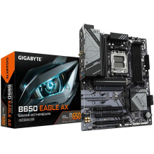 Gigabyte B650 EAGLE AX Motherboard - Supports AMD Ryzen 7000 CPUs, 12+2+2 Phases Digital VRM, up to 7600MHz DDR5 (OC), 1xPCIe 5.0 + 2xPCIe 4.0 M.2