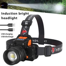 JahyElec 990000LM Rechargeable LED Headlight Zoomable Bright Flashlight Waterproof USB Charging Aluminum Alloy